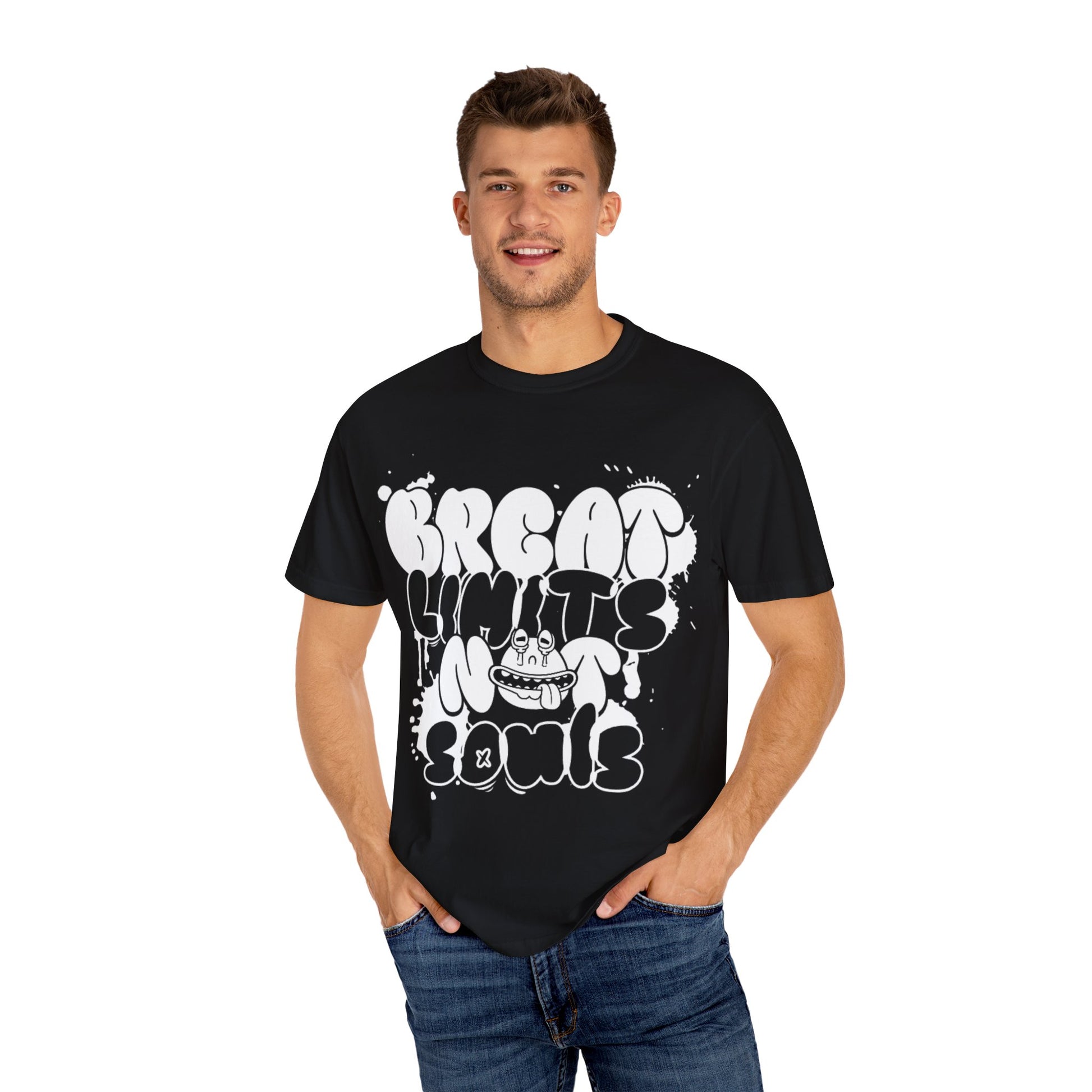 🛹 DROPSOUL – Break Limits Not Souls Black Tee T-Shirt